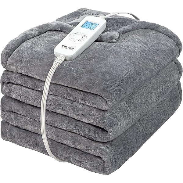 Amazon.com: Large Heated Blanket Full Size, 72 x 84 Heating Blanket, Soft  Flannel Electric Blanket with Single Controller, 10 Heating Levels u0026 8  Hours Auto-Off, Fast Heating u0026 Machine Washable u0026 Dryable,