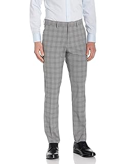 mens skinny check chinos