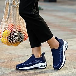 STQ Slip on Plantar Fasciitis Shoes Women Slip-on