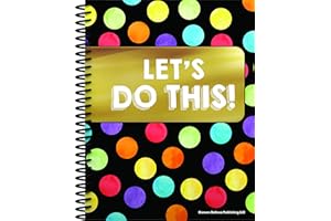 CARSON DELLOSA EDUCATION Carson Dellosa Celebrate Learning Teacher Planner 2025-2026, Undated 8" x 11" Lesson Plan Book With Stickers, Class Schedule, and Weekly Calendar School Supplies, Homeschool and Classroom Must Haves