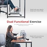 Sunny Health & Fitness Magnetic Under Desk Mini Exercise Cycle SF-B020026 view 2
