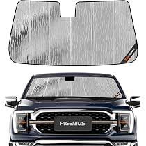 INTGET Front Windshield Sunshade For Nissan Frontier & Xterra (2005-2021) - Custom Fit Sun Protector - View #13