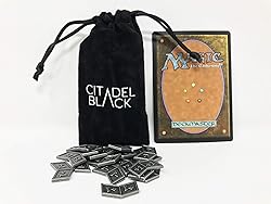 Citadel Black MTG Buff Counters +1/+1 and -1/-1 Set
