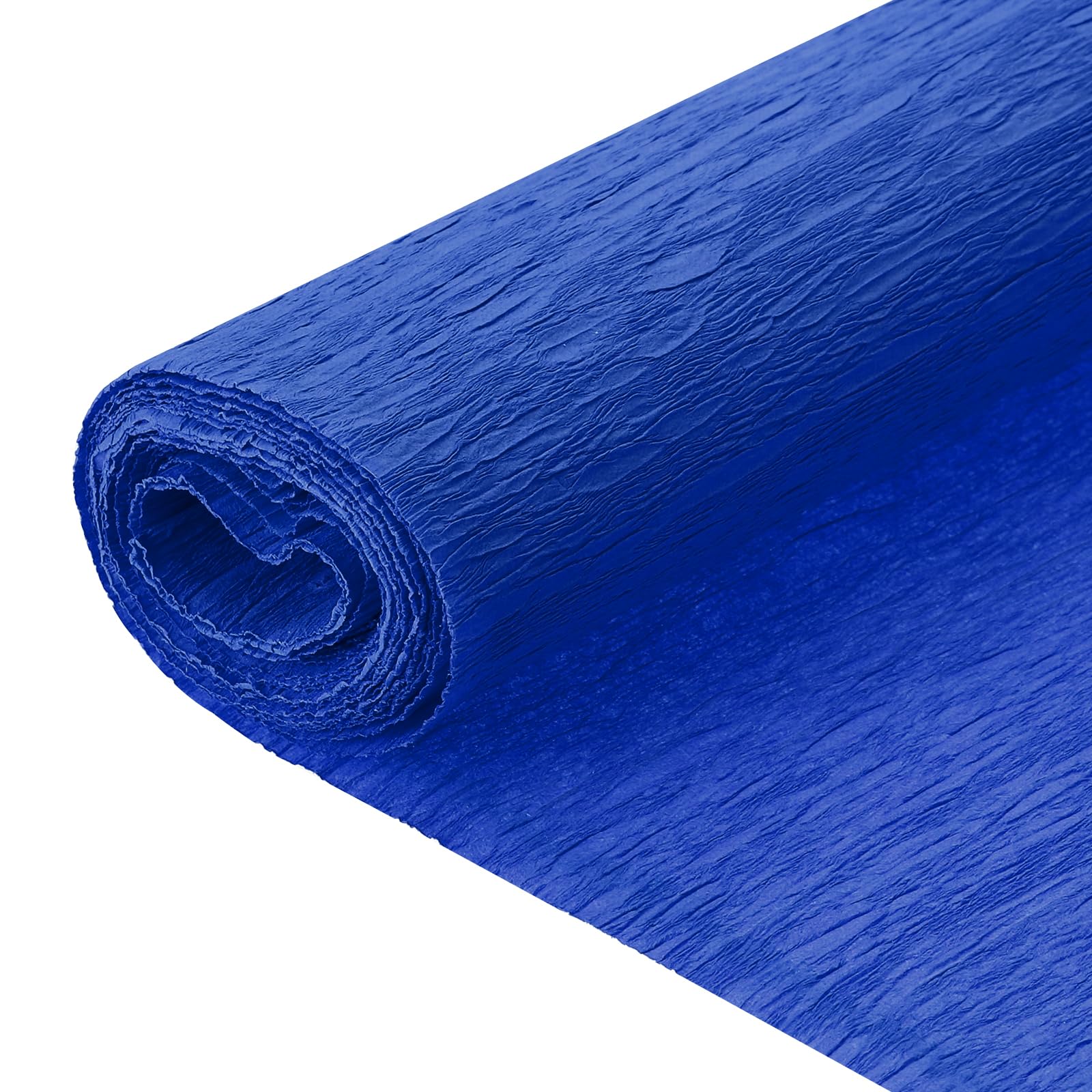 Photo 1 of MECCANIXITY Crepe Paper, 7.9ft Long 20 Inch Wide Dark Blue Crepe Paper Roll for Streamers Party Decorations, Graduation Party Supplies, DIY Crafts(Pack of 1)