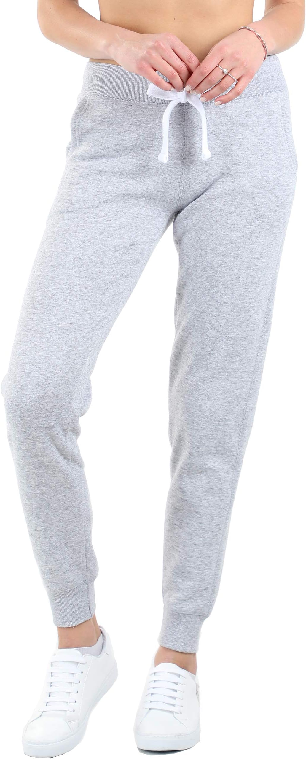 Women's Ultra Soft Fleece Basic Midweight Casual Solid Jogger Pants