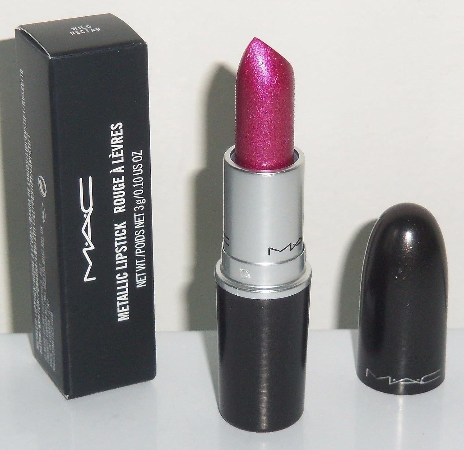 Amazoncom Mac Metallic Lipstick Wild Nectar Beauty
