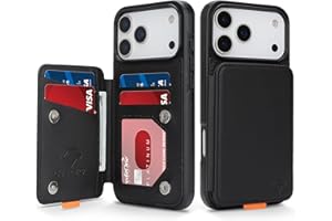 GUERNICA for iPhone 17 Pro Max (6.9") Case Wallet with Card Holder, RFID Blocking Leather Protection, Shockproof Women Men Ph