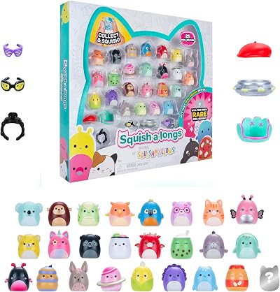 Squish-a-longs 25-Pack Series 3 Mini-Squish Collectible Set