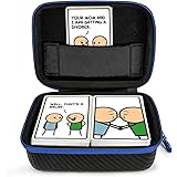 DOUBI Carrying Case for Joking Hazard - fits up to 400 cards , for Expansion Pack Toking Hazard by Joking Hazard, Deck Enhancement #1