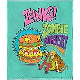 Northwest Scooby Doo Silk Touch Throw Blanket, 50" x 60", Zombie Burger