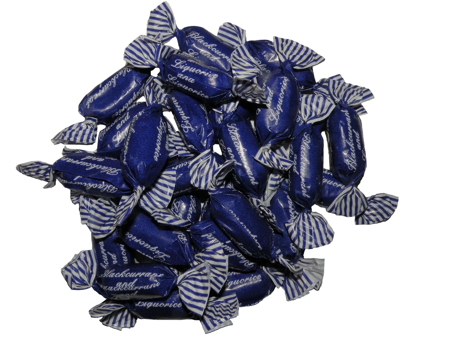 Blackcurrant and Liquorice Sweets 200g Licorice Candy