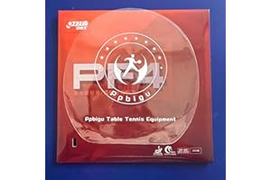 Ppbigu DHS PF4 Ping Pong Rubber with Spin/Speed/Loop Offensive - Ideal for Training and Enter Lever Players, Medium Thickness