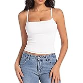 Abonlen Women's Sleeveless Adjustable Spaghetti Strap Tank Top