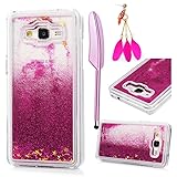 MOLLYCOOCLE Galaxy Grand Prime Case,Bling Glitter