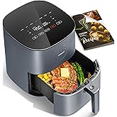 COSORI Air Fryer Pro 9-in-1, Compact 5QT, 450℉: Half Time & Chef-Grade Cook, One-Wipe Clean Glass Panel, 130+ In-App Recipes 