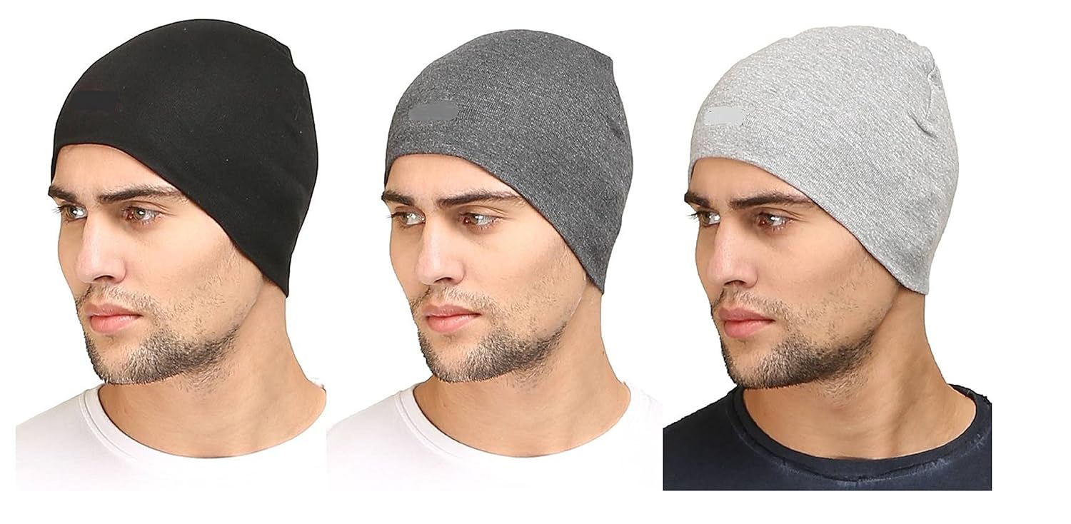 Huntsman Era Men S Cotton Helmet Liner Skull Cap Free Size Pack