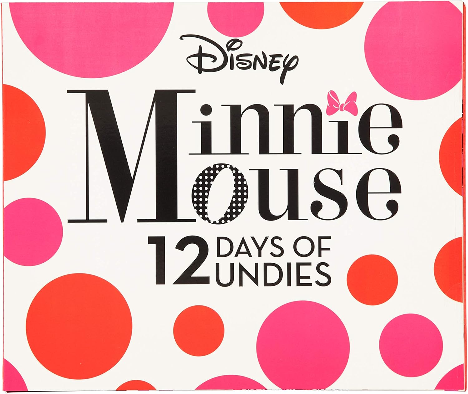 Disney Toddler Minnie or Mickey Mouse '12 Days Un-Boxing' Gift box 12-Pack Underwear: Clothing