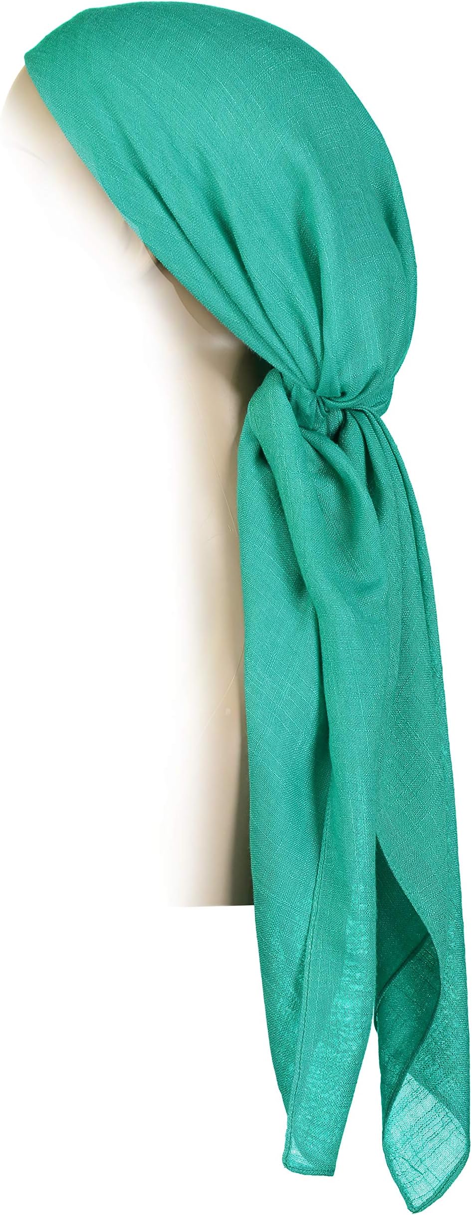 Atara Large Head Wrap Scarf -Soft Lightweight Easy Tie Square Chemo Scarves