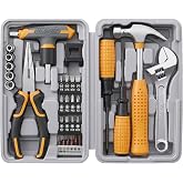 Hi-Spec Magnetic T-Handle Ratchet Wrench and Screwdriver Set with Toolbox | 30pc, socket and wrench coverage, roadside fixes, organized box, garage maintenance help, bike and vehicle tasks, quick setup