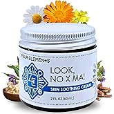 Look NO X MA Skin Soothing Cream 2 OZ | 100% Organic Calendula and Chamomile Infused, Body and Face Moisturizing Cream | Handmade Plant Rich Hydrating Moisturizer for Dry, Irritated, Sensitive Skin