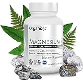 Organixx Magnesium Glycinate Supplement for Support Sleep, Muscle & Heart Health, 7 Type Magnesium Complex with Vitamin B6, Manganese Citrate, Gluten Free, Vegan, Non GMO, High Absorption, 60 Capsules