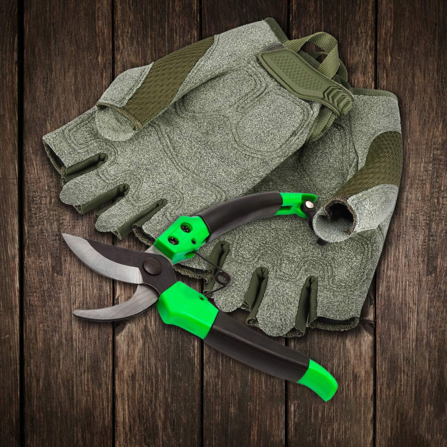 AXBXCX Touch Screen Fingerless Motorcycle Gloves: Sports & Outdoors