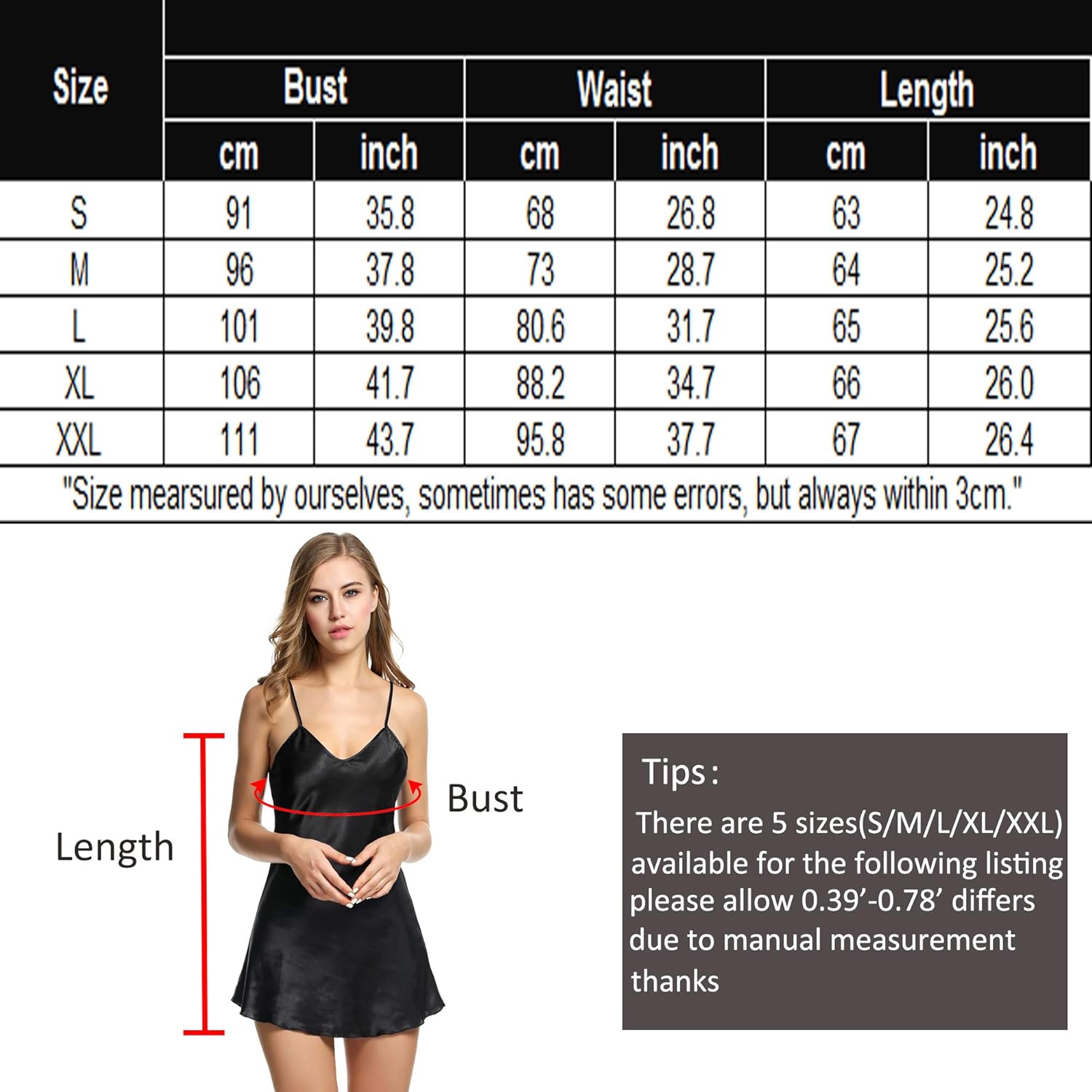 Avidlove Women Sleepwear Satin Nightgown Mini Slip Chemise Short Nightwear at  Women’s Clothing store