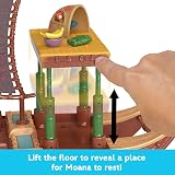Mattel Moana 2 Adventure Canoe Playset with Moana Doll Heihei 10 Accessories view 3
