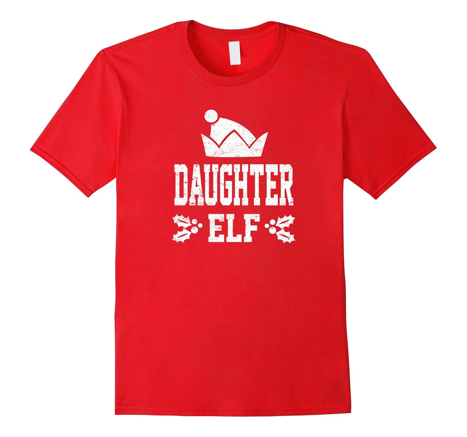 Daughter Elf Pajama Christmas Holiday Season Funny Tshirt-ANZ