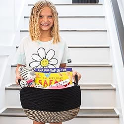 Stylish Cotton Rope Storage Basket For Dog