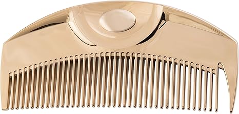 Amazon Lovechrome公式 美髪 コーム ラブクロム ツキ K24gpゴールド Tsuki K24gp Gold おすすめ ギフト 髪がサラサラ クシ ヘアブラシ Love Chrome 頭皮ケア 通販