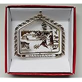 Maryland State Brass Christmas Ornament Souvenir Gift
