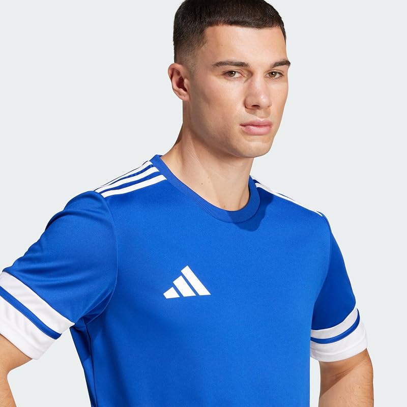 adidas Camisola Masculina SQUADRA25 Manga Curta, Royal Blue/White, L — foto 3 de 7