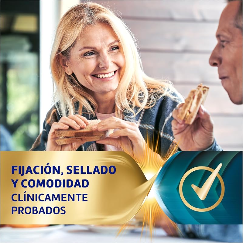 Supreme Todo En 1, Crema Fijadora Prótesis Dentales, Sin Sabor, Pack 2 x 70 g