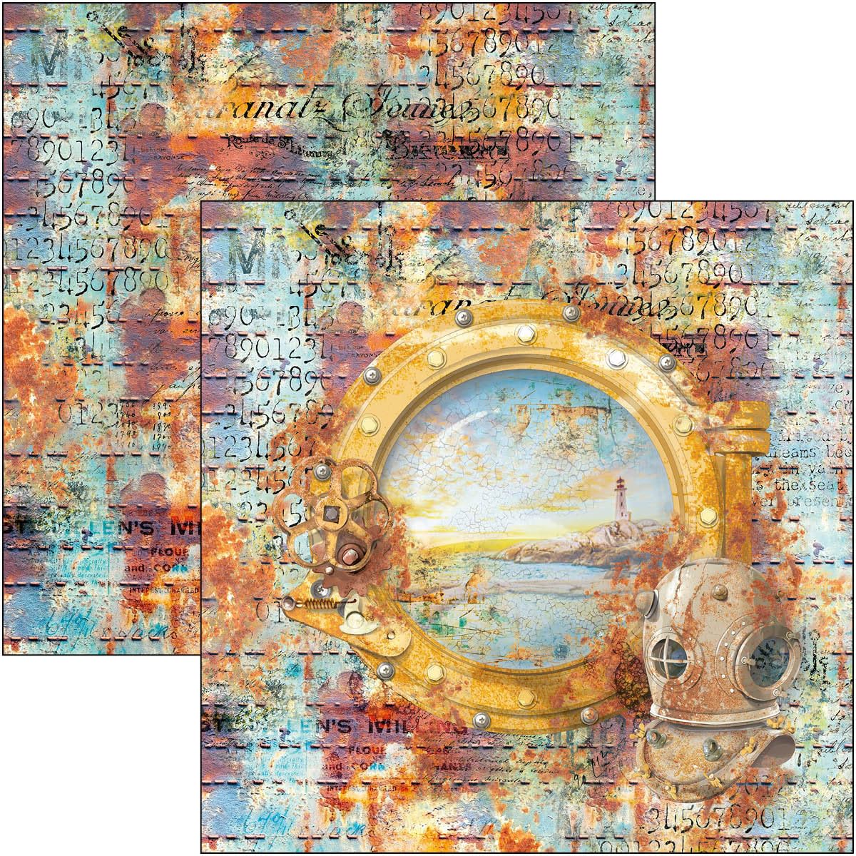 Ciao Bella Coaral Reef 12"x12" Patterns Pad