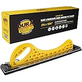 Dura-Gold Pro Series Longboard Hand Sanding File Sander Block - Hook & Loop Backing and PSA Backing Conversion Adapter Pad, Clip-On Sandpaper, Continuous Rolls, PSA Sheets, Sand Auto Paint Woodworking