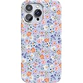 Casely iPhone 16 Pro Max Case | Poppy Meadows | Pastel Floral | Compatible with MagSafe | Classic Ultra Slim Design