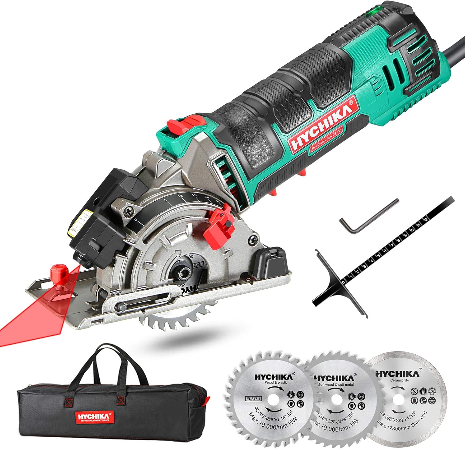 HYCHIKA Mini Circular Saw 41 OFF £38.15 Amazon UK Deals and Giveaways