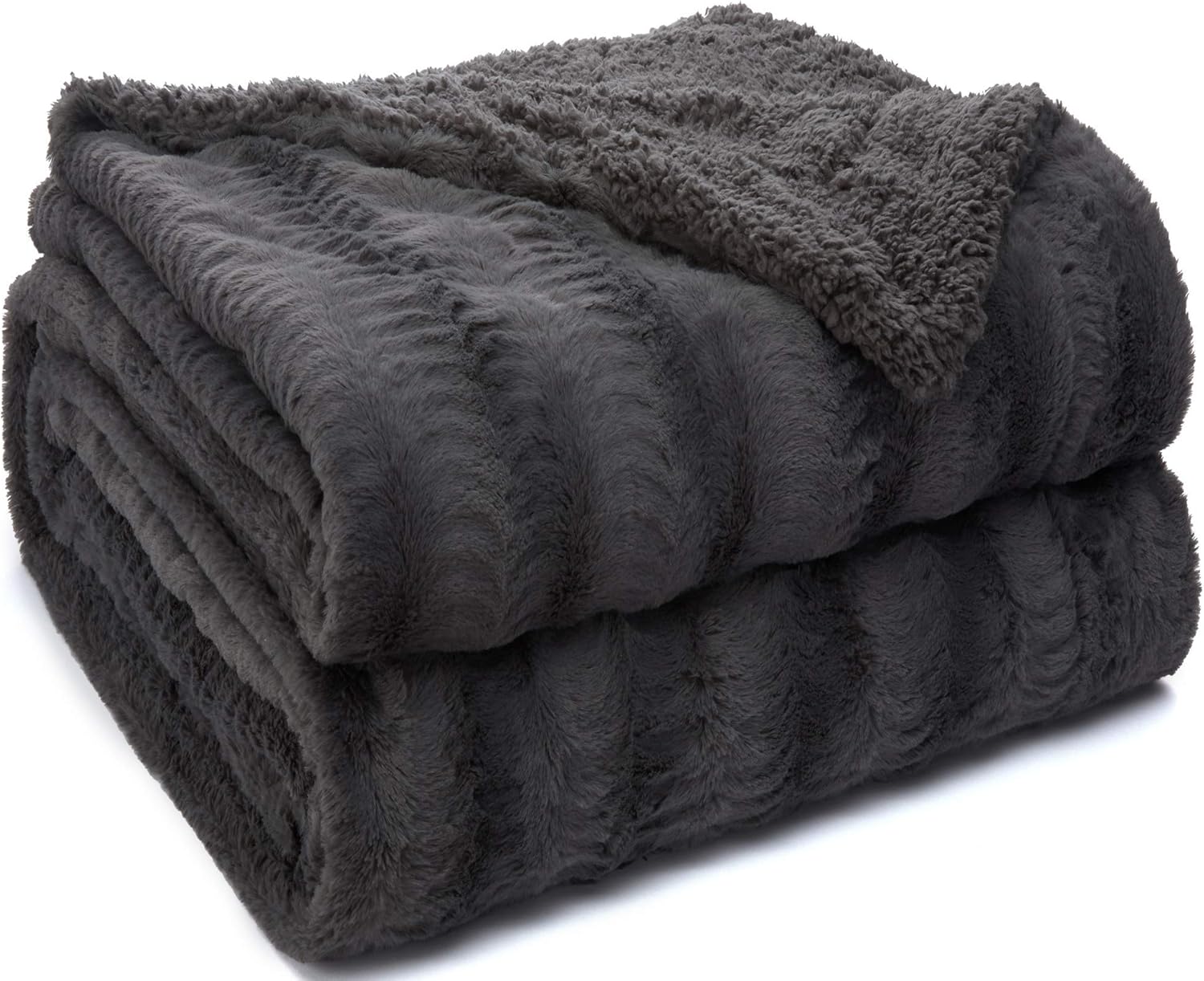 The Original Sherpa Company Luxury Throw Blanket, 65x50