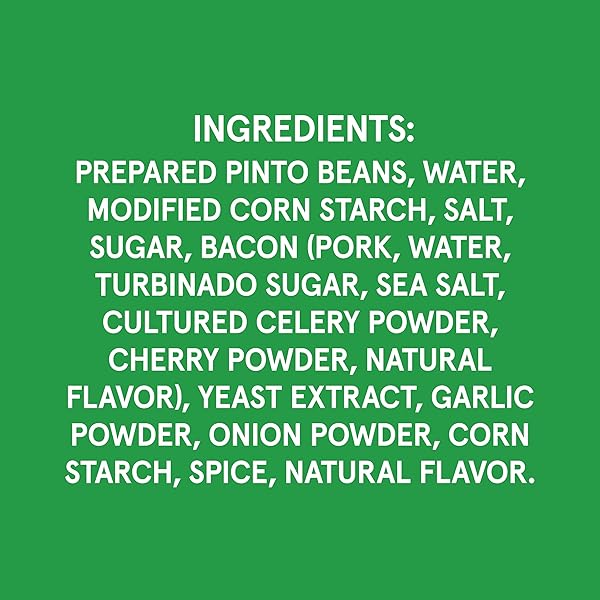 BUSH’S BEST 15OZ CANNED SLOW-COOKED N’ SAVORY PINTO BEANS, SOURCE OF PLANT BASED PROTEIN AND FIBER, LOW FAT, GLUTEN FREE