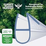 HNNHOME 870mm Bath Shower Screen Door Seal Strip 4-6mm Glass view 3
