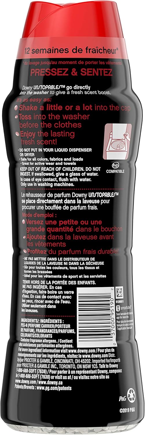 Downy in-Wash Scent Booster Beads, Old Spice Unstopables, 20.1 Ounce: Health & Personal Care