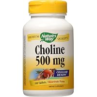 Choline 500mg Comprimés Sowelo - Boîte De 120 à 1200 Comprimés, Sans OGM, Végétalien - Pér. 11/2027, Origine Pologne