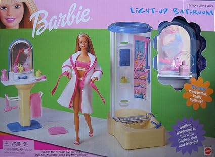 barbie glam bathroom set
