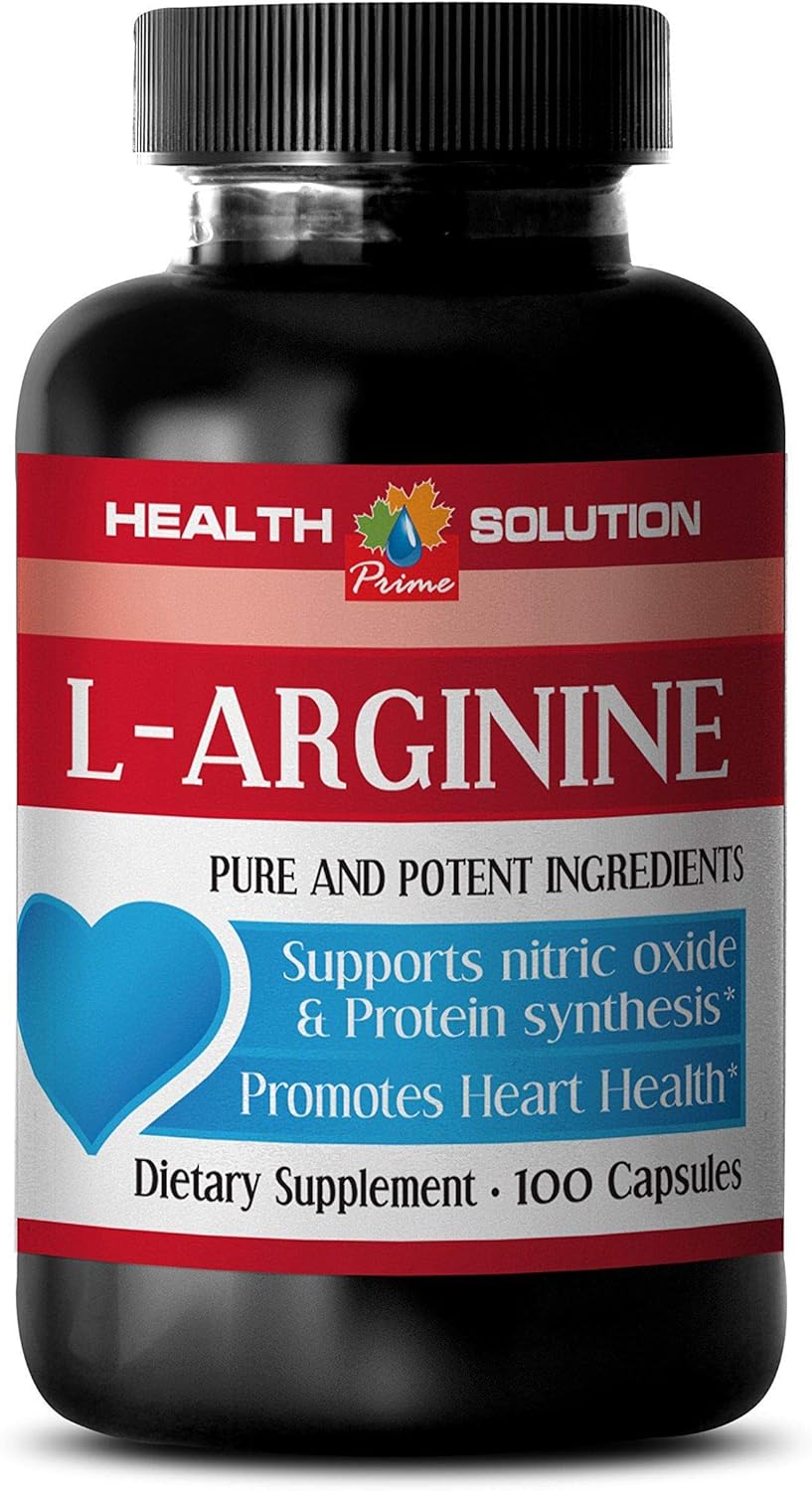 Amazon Com L Arginine L Arginine 500mg Strengthen The Immune System 1 Bottle Health Personal Care