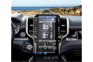 Coleya 2025 2026 Ram 1500 2500 3500 Screen Protector for Dodge Ram 14.4-inch Touchscreen (Tungsten/Limited/Limited Longhorn/RHO/Rebel/Laramie), 9H Tempered Glass 2025 Ram Trucks Accessories 14.4"