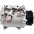 Honda CRV AC Compressor - Compatible with 2002-2006 Honda CR-V, 2.4L Vehicles - Replaces 10663AC, 1522110, 10345240, 10349721, 638951- HVAC Air Conditioner Compressor