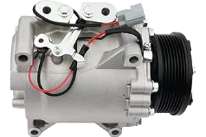 AA IGNITION Honda CRV AC Compressor - Compatible with 2002-2006 Honda CR-V, 2.4L Vehicles - Replaces 10663AC, 1522110, 10345240, 10349721, 638951- HVAC Air Conditioner Compressor