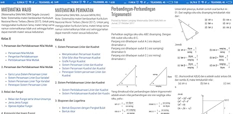 Amazon Com Materi Matematika Lengkap Sma Smk Ma Appstore For Android
