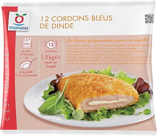 Cordons Bleus De Dinde Surgeles 12 X 125 G Amazon Fr Epicerie